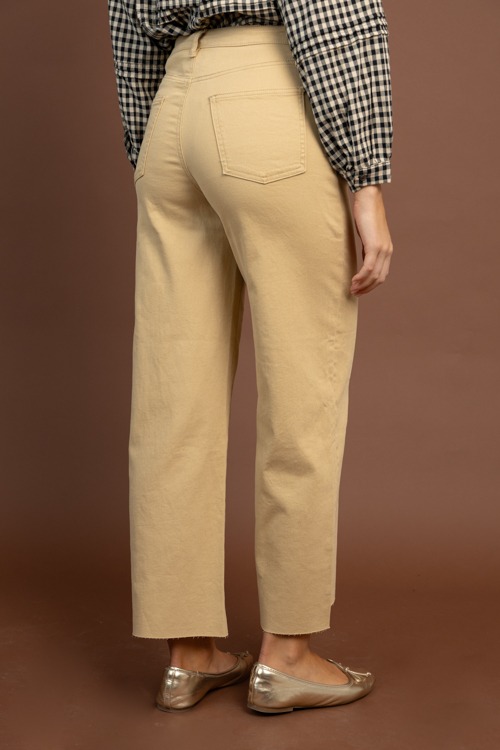 Raw Hem Wide Leg Pants, Latte - 1030-94.jpg