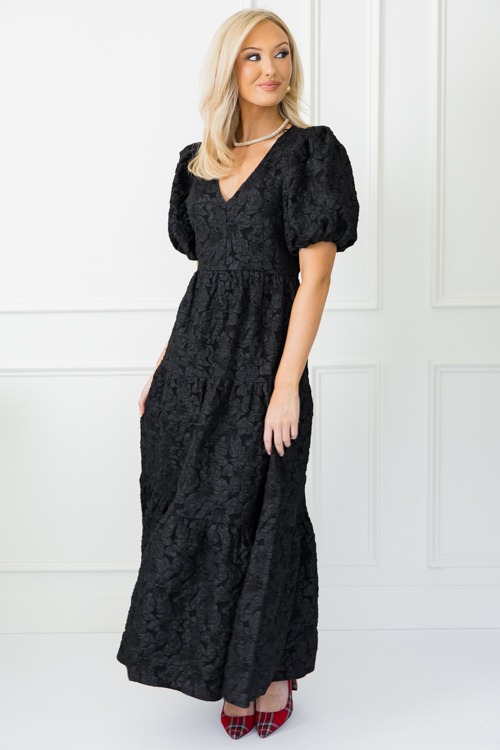 Arielle Jacquard Maxi, Black - 1101-100.jpg