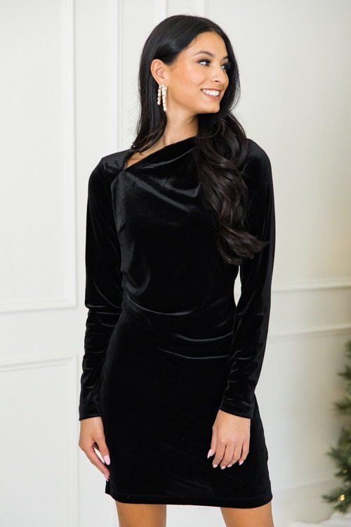 Next To You Velvet Dress, Black - 1101-134.jpg