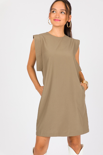 Monaco Dress, Olive