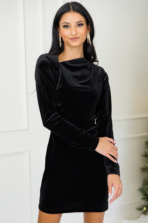 Next To You Velvet Dress, Black - 1101-135.jpg