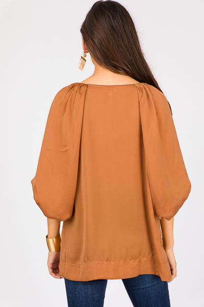 Puff of the Party Blouse, Ochre