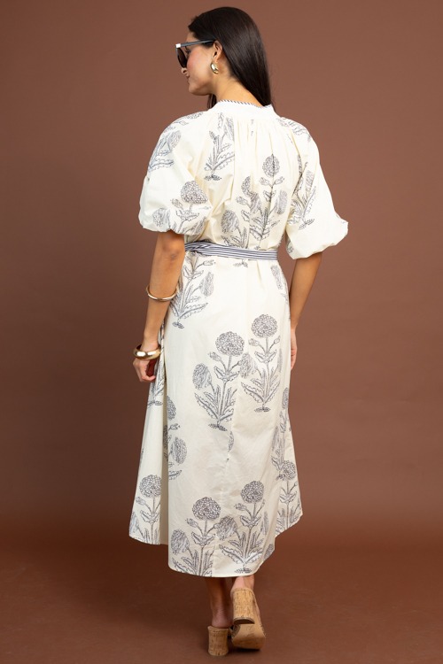 My Stripe Floral Maxi, Ecru Black - 1103-114.jpg