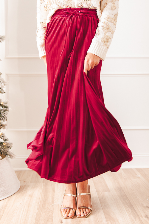 WQ-567 Womens Gothic Lace Applique Velvet Maxi Skirt - Black & Red – Punk  Rave