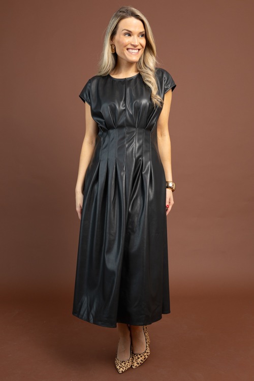 Pleated Leather Maxi, Black - 1103-28.jpg