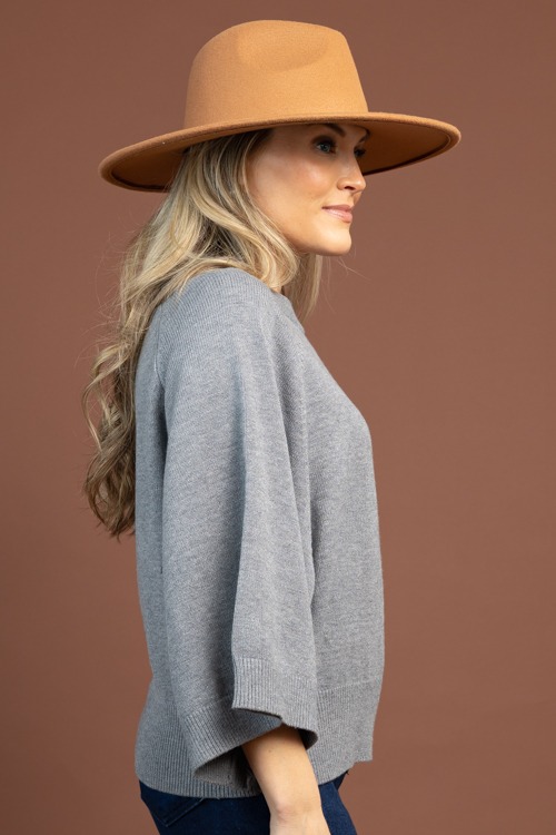 Raglan Sleeve Sweater, Grey - 1104-25.jpg