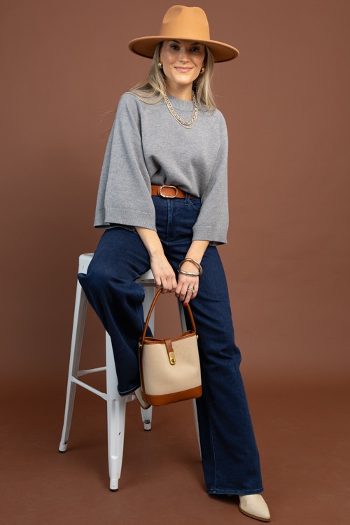 Raglan Sleeve Sweater, Grey - 1104-29.jpg