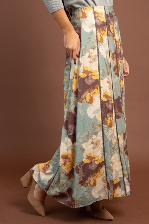 Floral Ladder Trim Skirt, Sage - 1104-91h.jpg