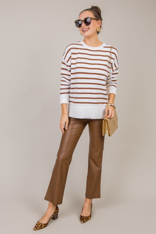 Timeless Stripe Sweater, Ivory