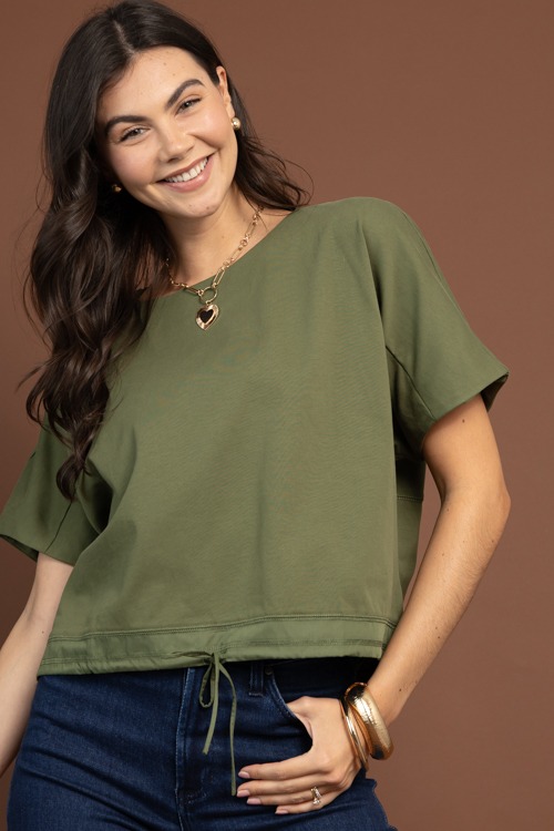 Draw Hem Top, Olive - 1105-114h.jpg