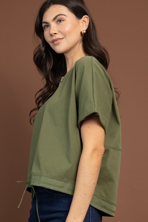 Draw Hem Top, Olive - 1105-116.jpg
