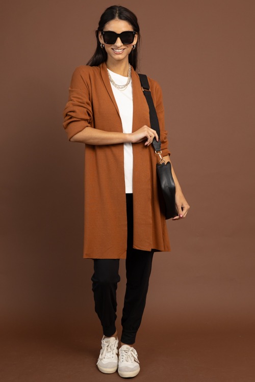 The Timeless Cardigan, Camel