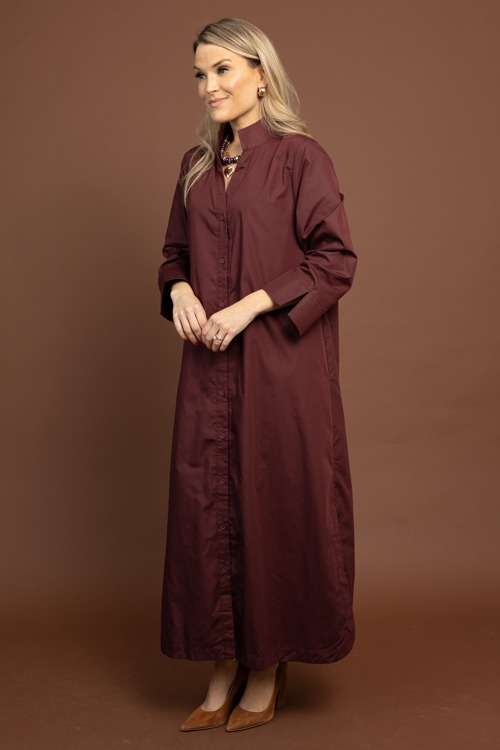 Maven Button Maxi, Merlot