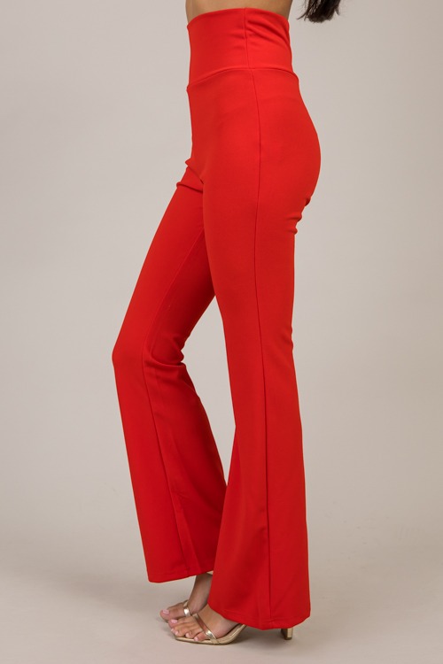 Pull On Flare Pant, Red - 1105-186.jpg