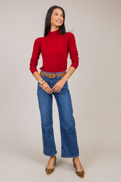 Lorna Mock Neck, Cherry Red - 1105-22.jpg