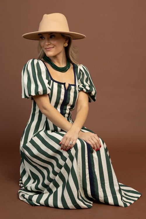 Patricia Stripe Maxi, Green