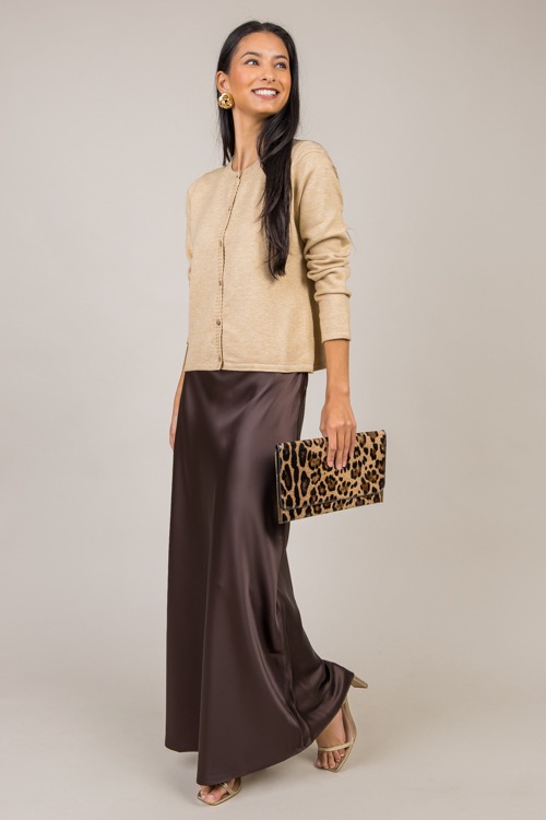 Satin Slip Maxi Skirt, Chocolat - 1105-33.jpg