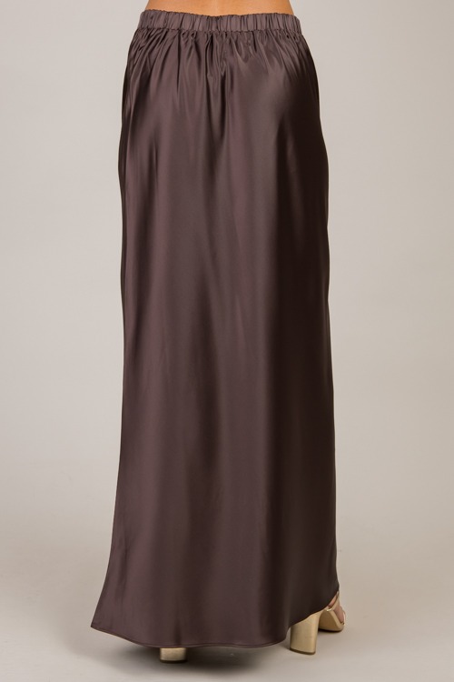 Satin Slip Maxi Skirt, Chocolat - 1105-37.jpg