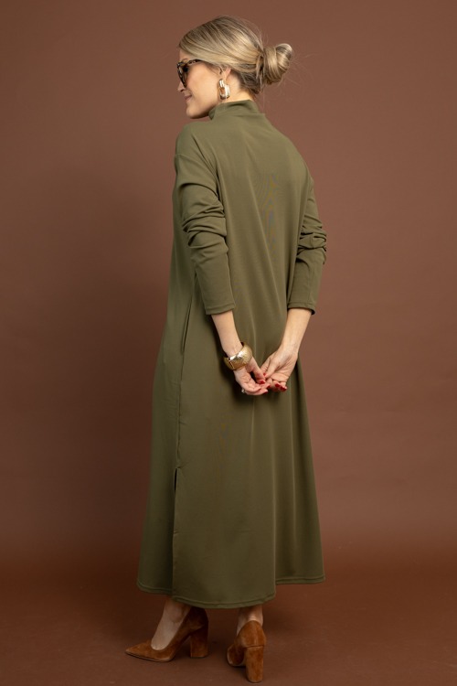 Knit Mock Neck Maxi, Olive - 1105-41.jpg