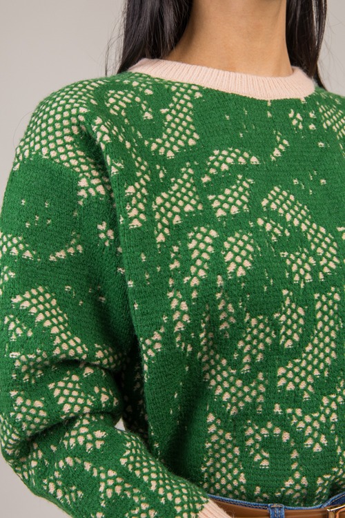 Jenn Pattern Sweater, Green Taupe - 1105-74.jpg