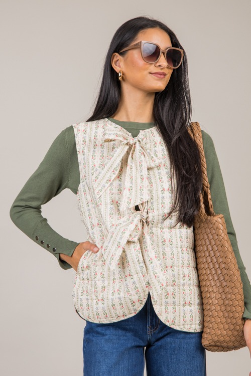 Quilted Ribbon Vest