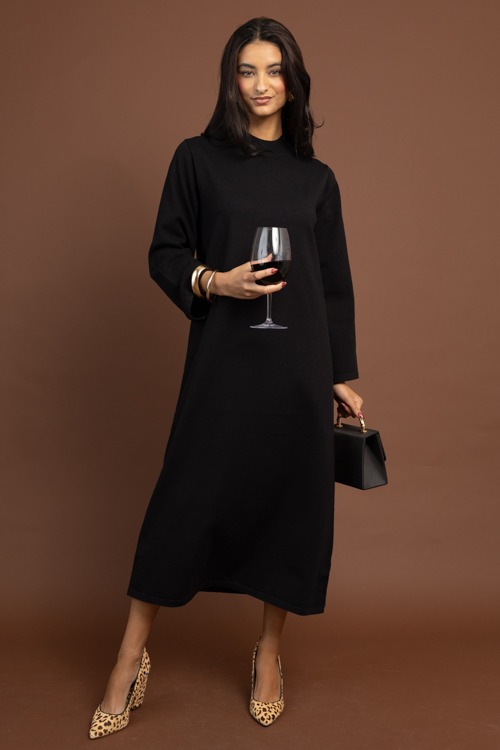 Charlotte Sweater Maxi, Black