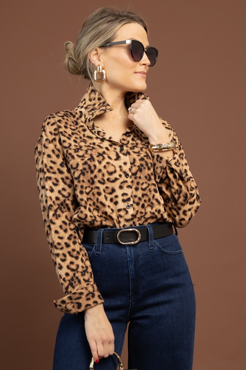 Wild Side Button Down, Brown Mix - 1105-90h.jpg