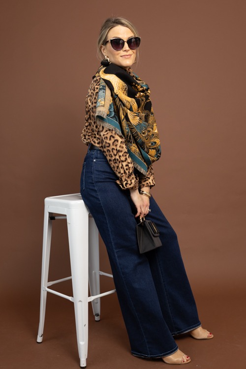 Imperial Peacock Scarf, Black Gold - 1105-93.jpg