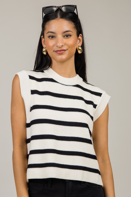 Patrice Stripe Sweater Top