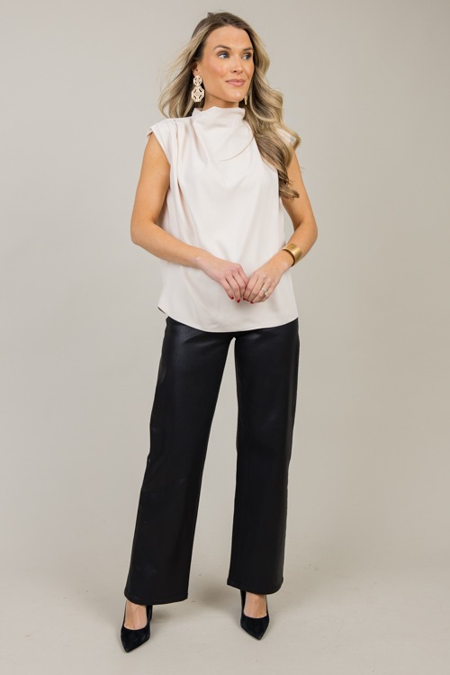 Pleat Shoulder Blouse, Cream - 1106-122.jpg