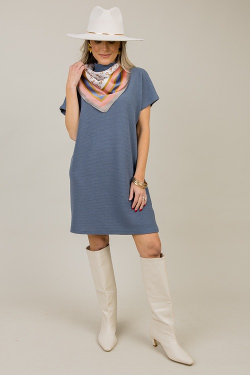 Cloud Knit Mock Dress, Denim Blue - 1106-176p.jpg