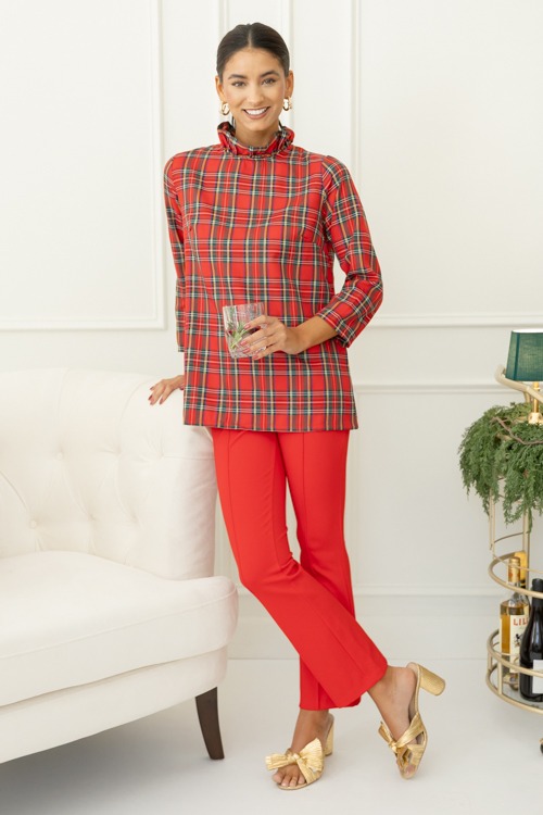 Cecily Blouse, Red Tartan - 1107-103h.jpg