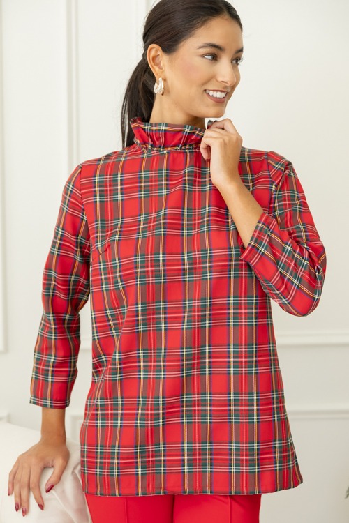 Cecily Blouse, Red Tartan - 1107-106.jpg