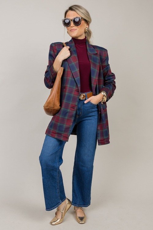 Plaid Double Breasted Blazer - 1107-127.jpg