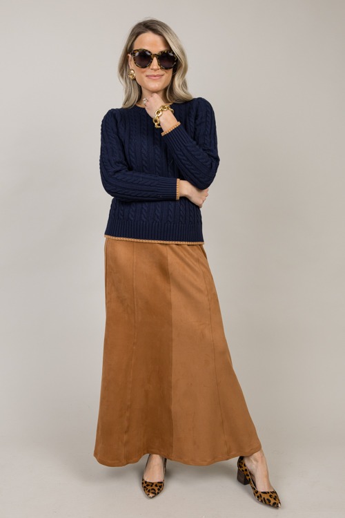 Suede Maxi Skirt, Camel - 1107-145.jpg