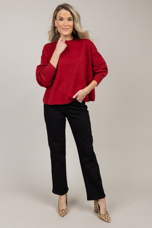 Tilly Crop Sweater, Burgundy - 1107-157h.jpg