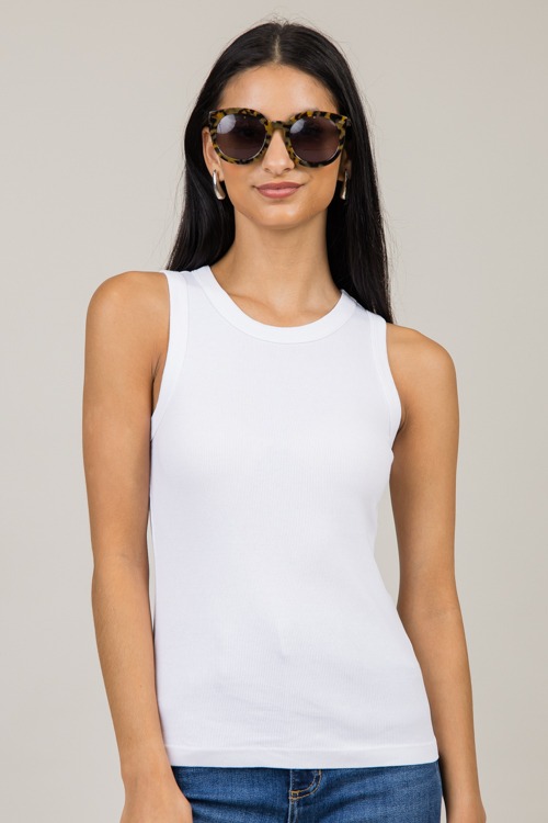 Mattie Tank, White