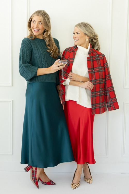 Satin Midi Skirt, Red - 1107-200.jpg