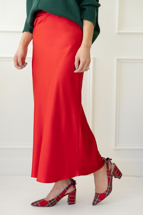 Satin Midi Skirt, Red - 1107-202.jpg