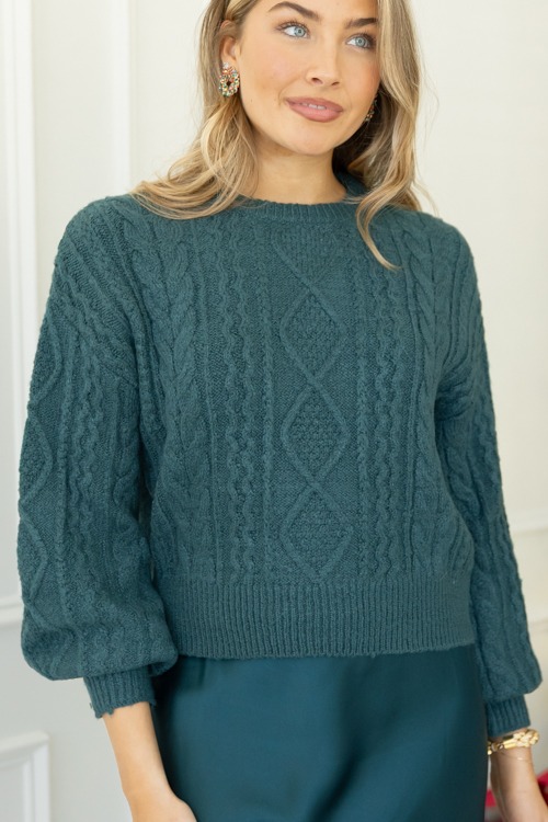 Chloe Cable Sweater, Deep Green - 1107-264.jpg