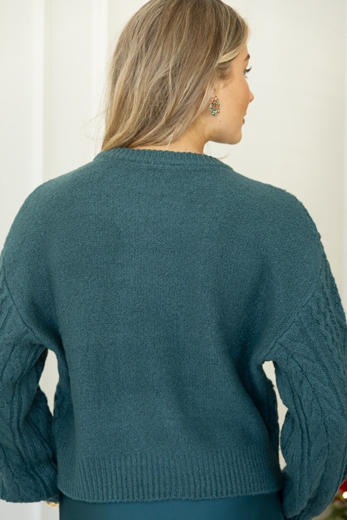 Chloe Cable Sweater, Deep Green - 1107-266.jpg