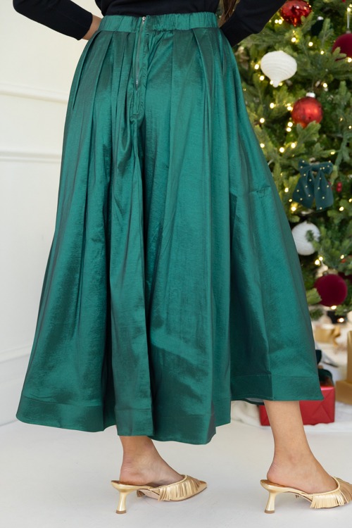 Winter Elegance Maxi Skirt, Deep Green - 1107-325.jpg