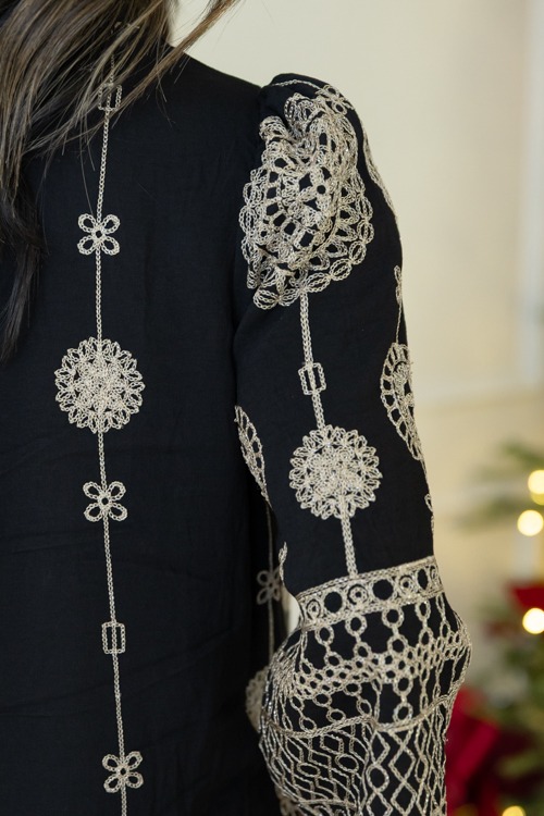 Metallic Embroidery Maxi, Black - 1107-375h.jpg