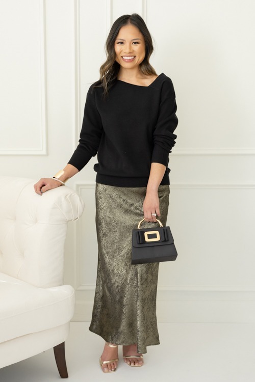 Metallic Maxi Skirt, Gold - 1107-79-01.jpg