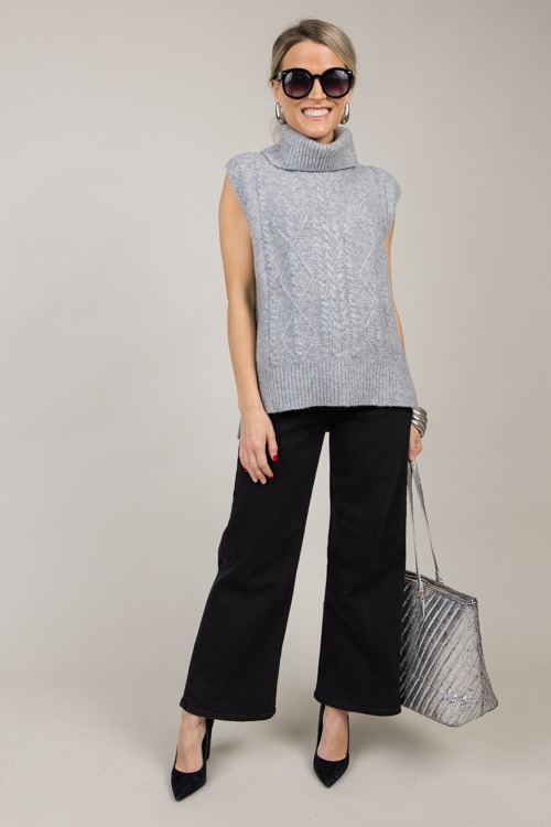 Turtleneck Sweater Vest, Grey - 1107-90.jpg