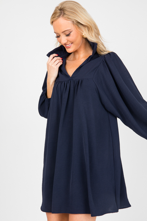 Savannah Dress, Navy