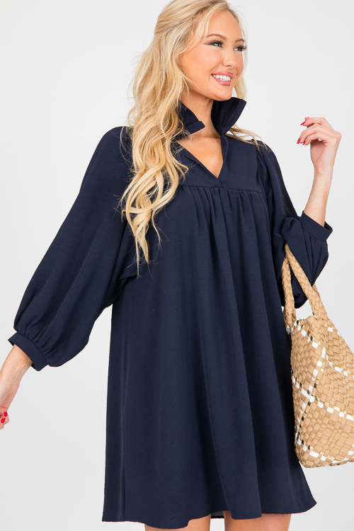 Savannah Dress, Navy