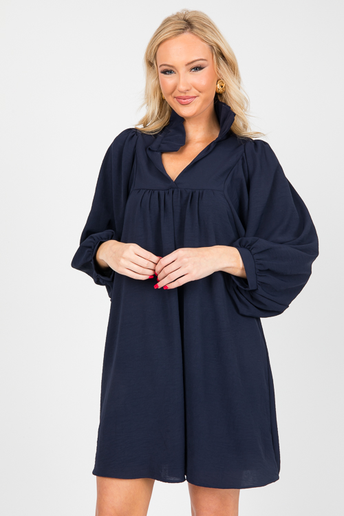 Savannah Dress, Navy