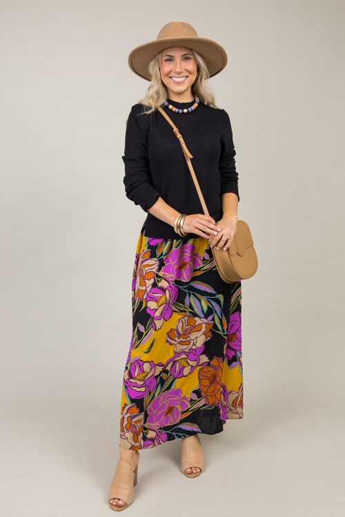 Layered Look Floral Maxi, Black - 1108-82.jpg