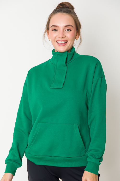 Liza Half Zip, Green